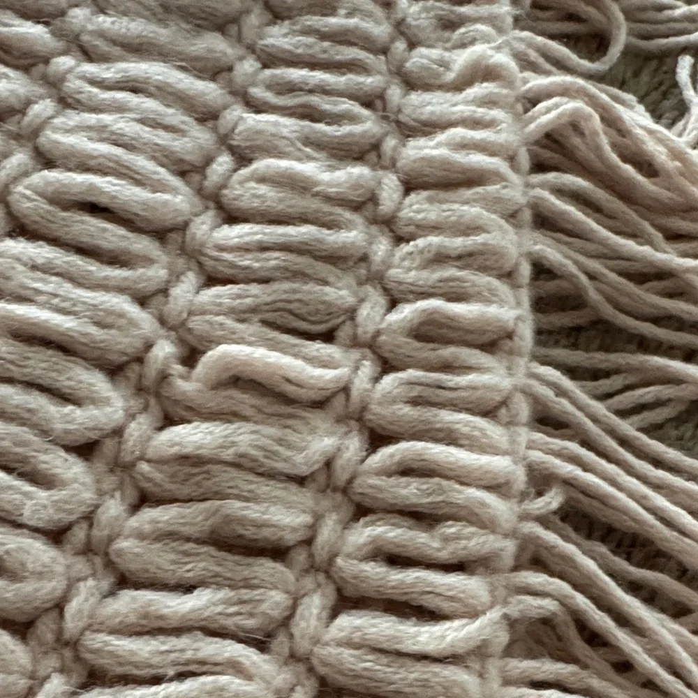 Elegant Pink Knit Scarf